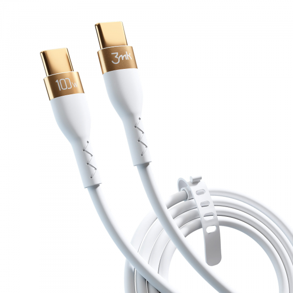 3mk Hyper Silicone Cable 100W 2m USB-C to U... | Klikk Malta