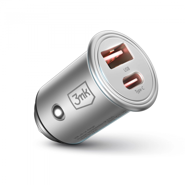 3mk 30W Hyper 2-Port USB Car Charger | Klikk Malta