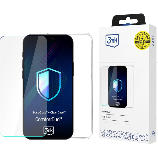 3MK ComfortDuo Clear Screen Protector & Cas... | Klikk Malta
