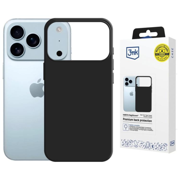 3MK Hardy MagSilicone iPhone 17 Pro Max Gra... | Klikk Malta