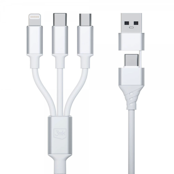 3mk Hyper 3-in-1 Cable 1.5m USB Type-A / Ty... | Klikk Malta