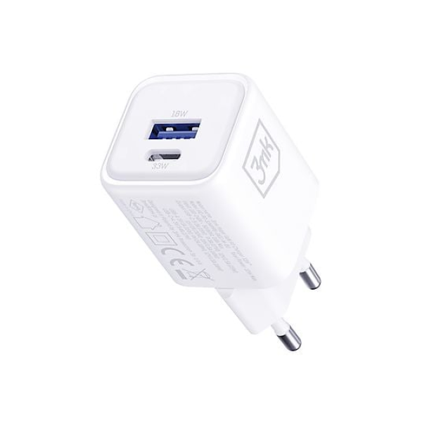 3mk Hyper Charger PD 33W GaN QC4+ PPS AFC F... | Klikk Malta