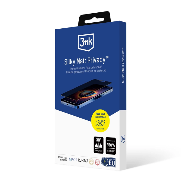 3MK Silky Matte Privacy Screen Protector On... | Klikk Malta