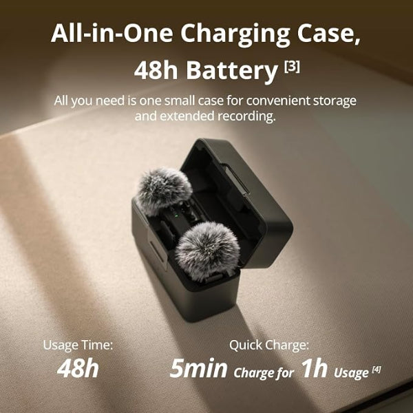 DJI Mic Mini 2 (2 TX + 1 RX + Charging Case)