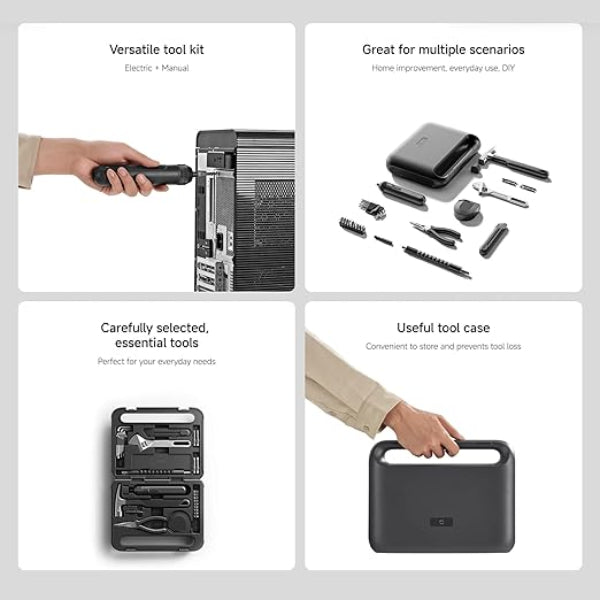 Xiaomi Mijia Tool Kit with Electric Screwdriver and Carrying Case