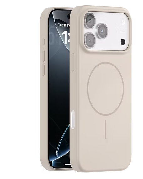 BWOO iPhone 18 Pro Mute Face Case White