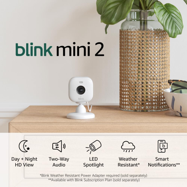 Amazon Blink Mini 2 Camera White | Klikk Malta