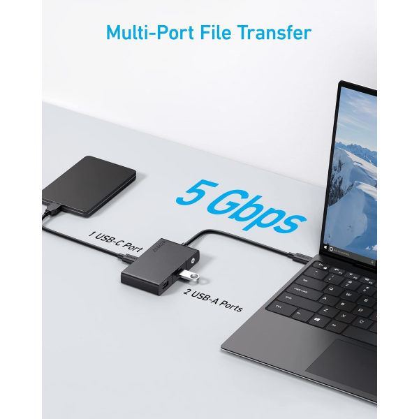 Anker 332 5-in-1 USB-C Hub | Klikk Malta