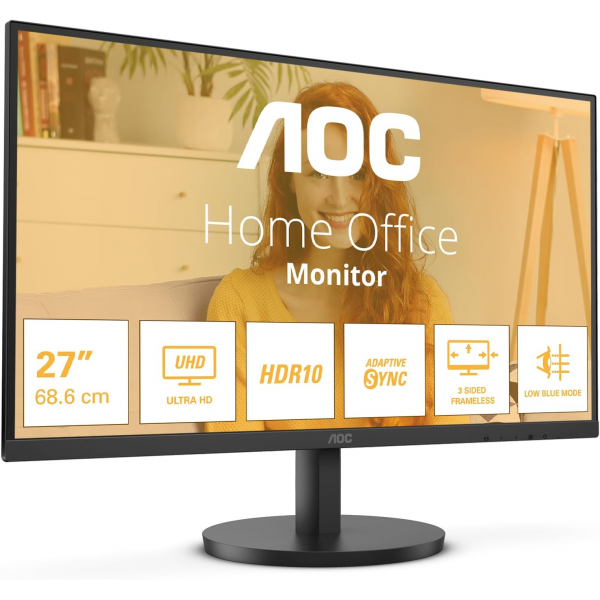 AOC 27 inch Ultra HD LED Monitor | Klikk Malta