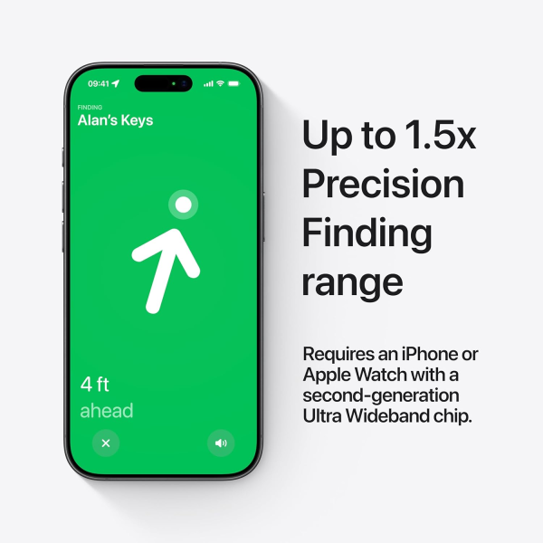 Apple AirTag 2ng Gen 1-pack | Klikk Malta