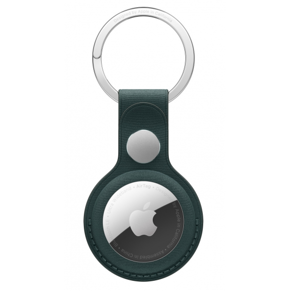 Apple AirTag FineWoven Key Ring - Dark Green | Klikk Malta
