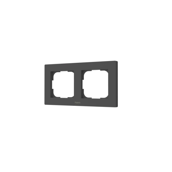 Aqara Switch Frame H2 EU 2-gang Grey | Klikk Malta