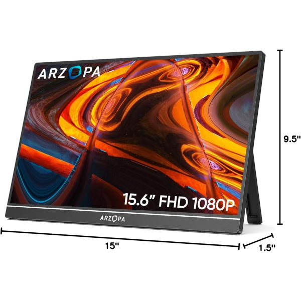 Arzopa A1 15.6'' Portable Monitor | Klikk Malta