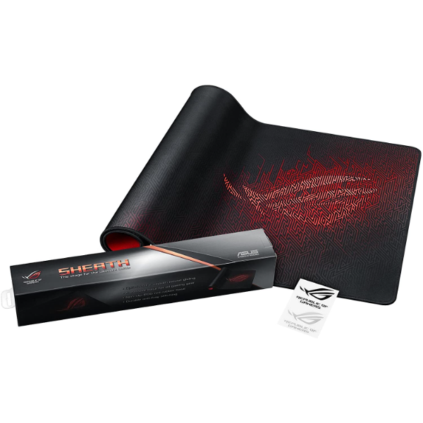 ASUS ROG Sheath Gaming Mouse Mat Black & Red | Klikk Malta