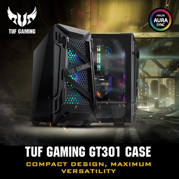 ASUS TUF Gaming GT301 ARGB Computer Case Black | Klikk Malta