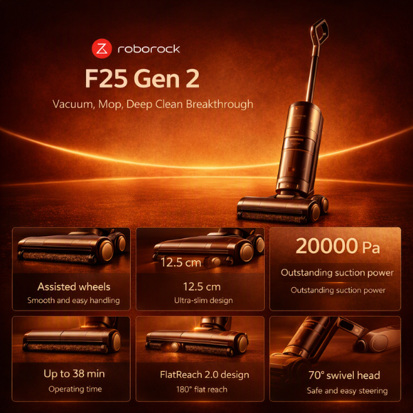 Roborock F25 2nd gen Black