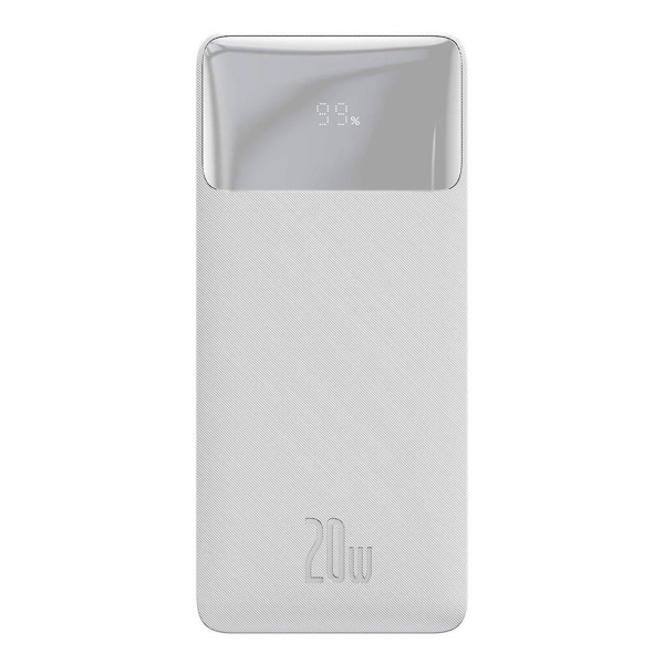 Baseus Bipow 10000mAh 20W Powerbank White | Klikk Malta