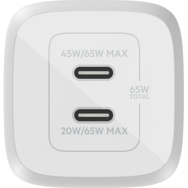 Belkin BoostCharge Pro 65W 2xUSB-C GaN Char... | Klikk Malta