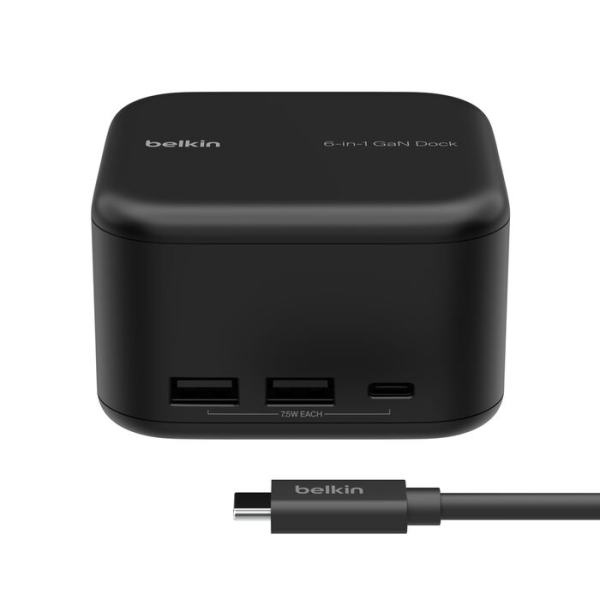 Belkin Connect USB-C 6-in-1 Core GaN 130W D... | Klikk Malta