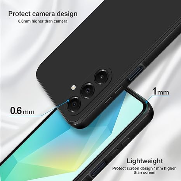 Black Case Silicone for Galaxy A16 | Klikk Malta