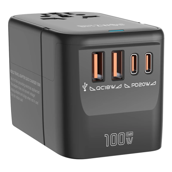 Blitzwolf 100W 2xUSB PD + 2xC QC + C GaN Tr... | Klikk Malta