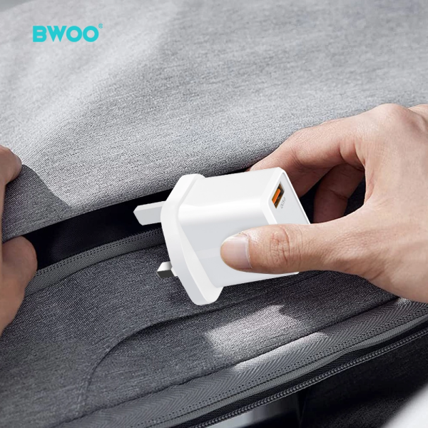 BWOO 20W + QC 18W Dual USB A Wall Charger | Klikk Malta