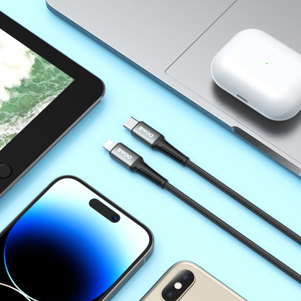 BWOO 2M USB-C to Lightning Cable | Klikk Malta