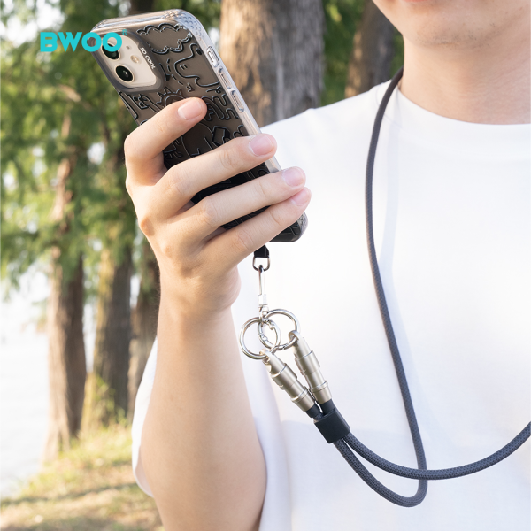 BWOO Lanyard USB-C to USB-C 60W Cable | Klikk Malta