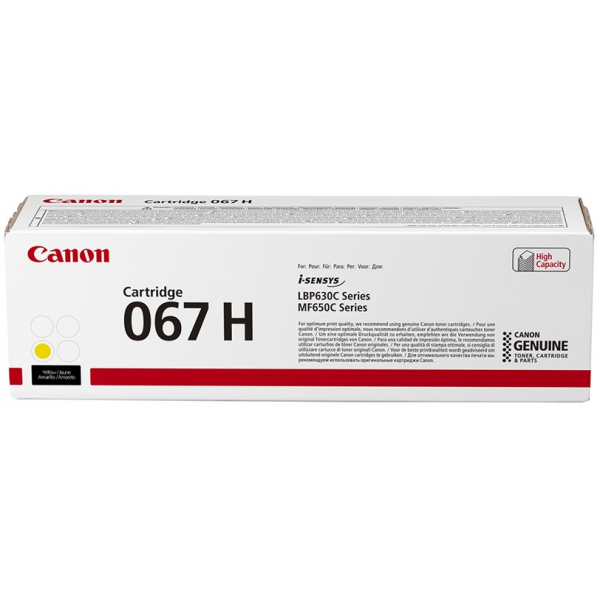 Canon 067H Yellow High Yield Toner Cartridg... | Klikk Malta