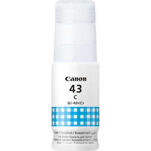 Canon GI-43 Cyan Original Ink Bottle | Klikk Malta
