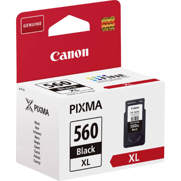 Canon PG-560XL Black Ink Cartridge | Klikk Malta