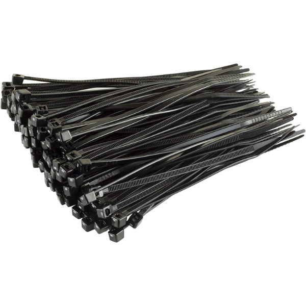 CDL Cable Ties 200 x 4.6mm 100-pk Black | Klikk Malta