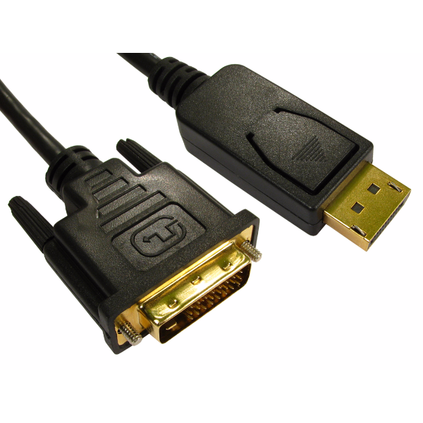 CDL DisplayPort (M) to DVI (M) Cable 2m | Klikk Malta