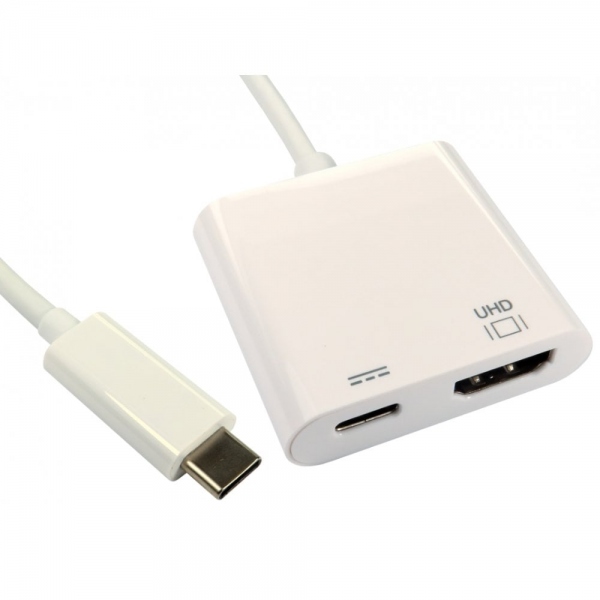 CDL USB-C (M) to HDMI (F) 4K 15cm Adapter | Klikk Malta