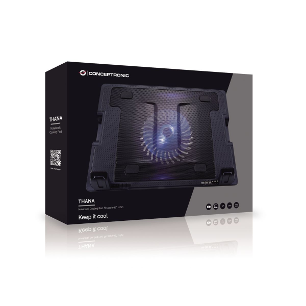 Conceptronic 1F Laptop Fan 15.6 inch with ... | Klikk Malta