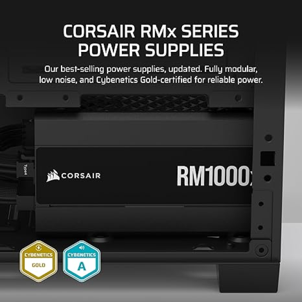 Corsair RM1000x 1000W Modular PSU 80+ Gold | Klikk Malta