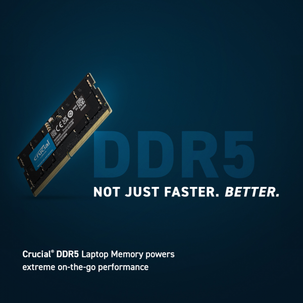 Crucial 32GB DDR5 4800MHz SODIMM | Klikk Malta
