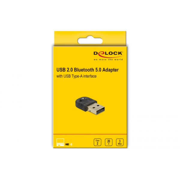DeLock Bluetooth 5.0 USB Adapter | Klikk Malta