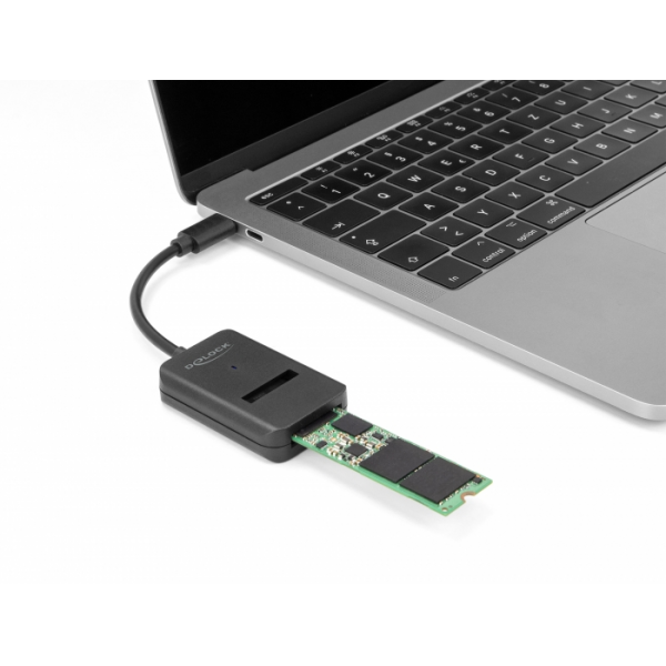DeLock Combo M.2 SATA/PCIe USB-C Adapter | Klikk Malta
