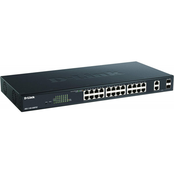 D-Link DGS-1110-26MPV2 24-Port POE Gigabit ... | Klikk Malta