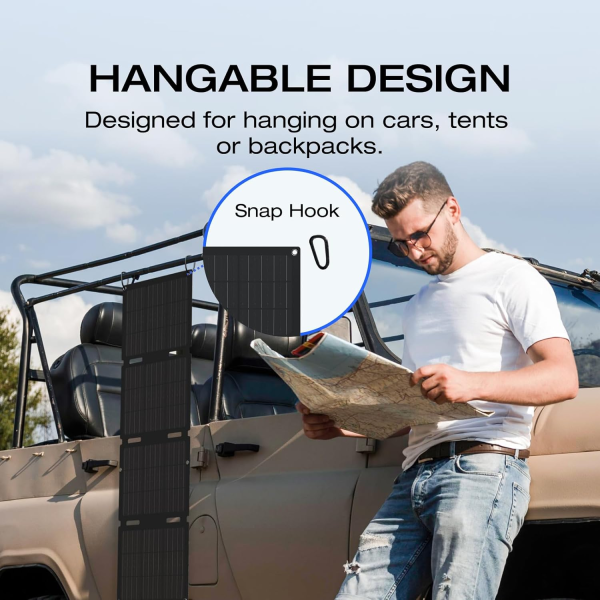 EcoFlow 45W Portable Solar Panel | Klikk Malta