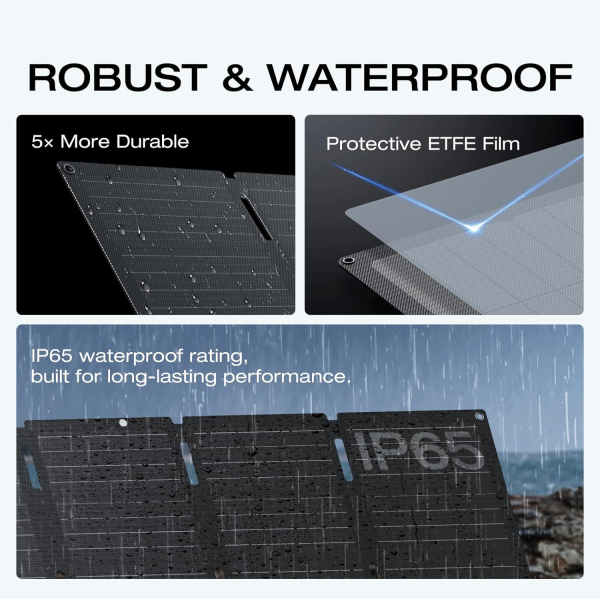 EcoFlow 60W Portable Solar Panel with Stand | Klikk Malta