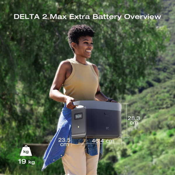 EcoFlow DELTA 2 Max Smart Extra Battery | Klikk Malta