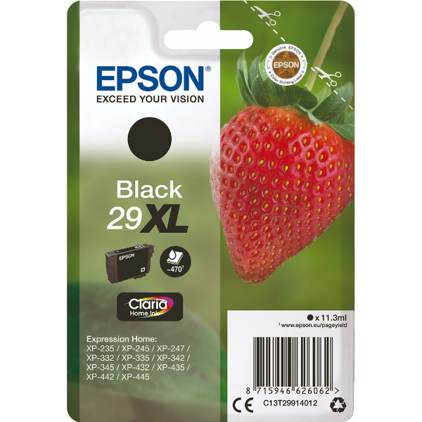 Epson 29XL Black Ink Cartridge | Klikk Malta