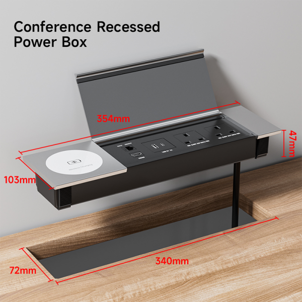 Flip Outlet for Countertop with Wireless Ch... | Klikk Malta