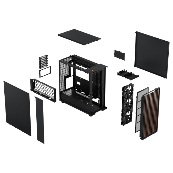Fractal Design North XL RC TG Charcoal Black | Klikk Malta