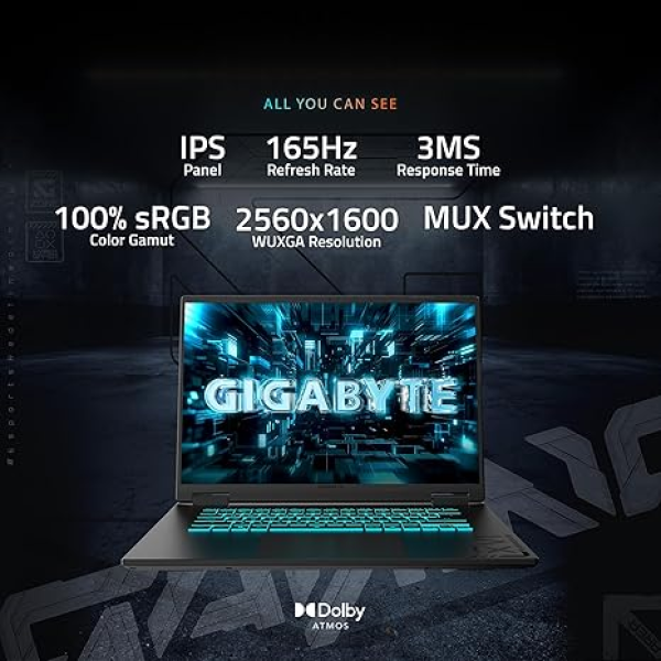 Gigabyte Gaming A16 Pro 16 inch QHD+ 165Hz ... | Klikk Malta
