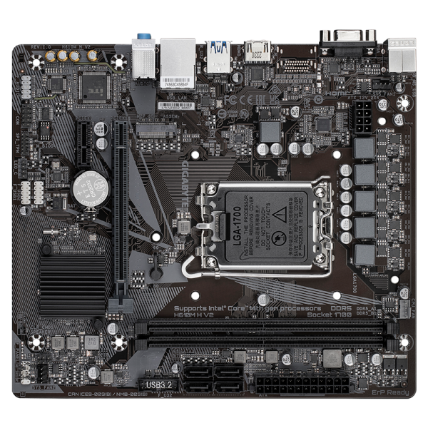 Gigabyte H610M H V2 DDR5 LGA 1700 MicroATX ... | Klikk Malta