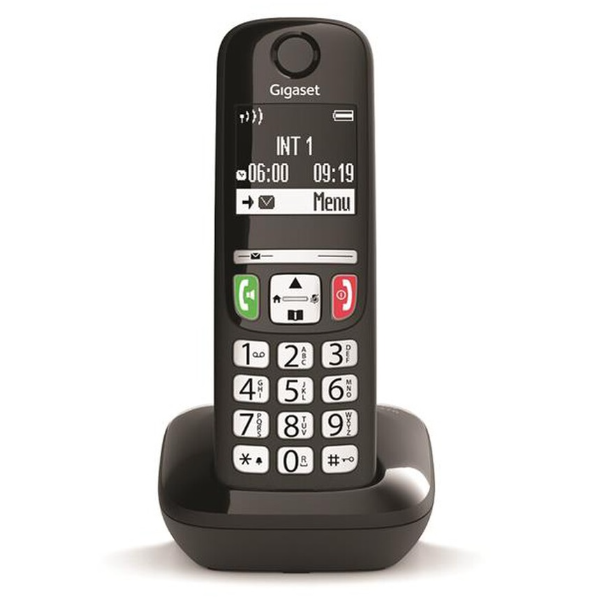 Gigaset E270 DECT Cordless Telephone Black | Klikk Malta
