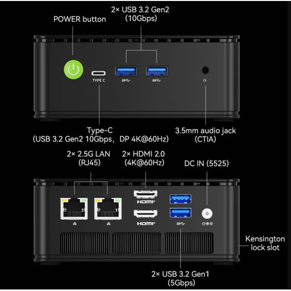 GMKtec G11 R2514 16GB 512GB W11P Mini PC | Klikk Malta